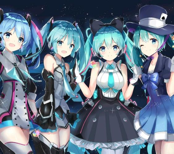 初音未來虛擬人物大全,初音未來怎么畫 人物  第1張